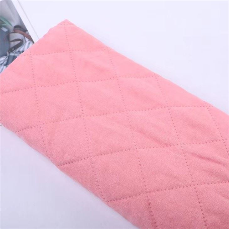Suede Quilted Fabric